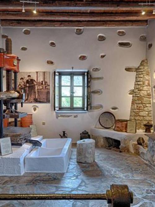 Eggares olive press museum 