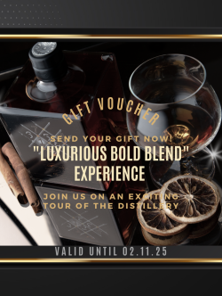 180 euro gift card "Luxurious bold blend" flight valid for 4 guests