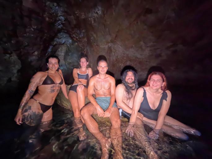 Traditional Boat Trip to Rina Cave from Panermos - South Naxos