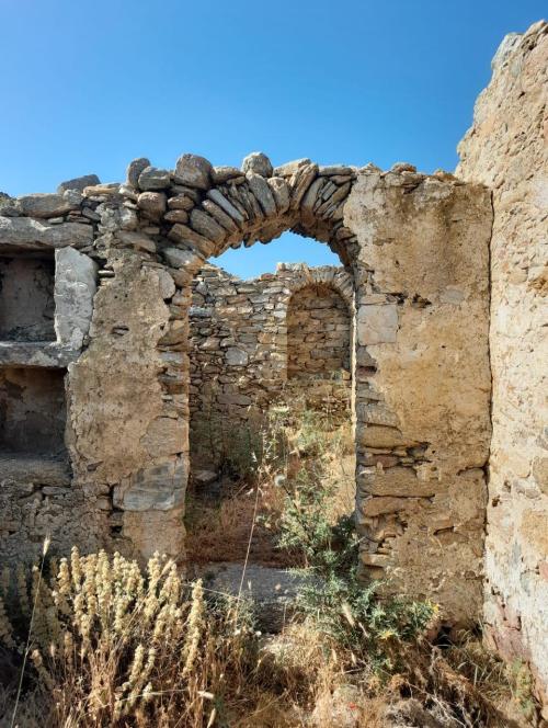 Paleokastro-Medieval Castle, Ano Mera Mykonos Greece