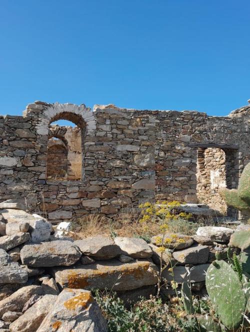 Paleokastro-Medieval Castle, Ano Mera Mykonos Greece