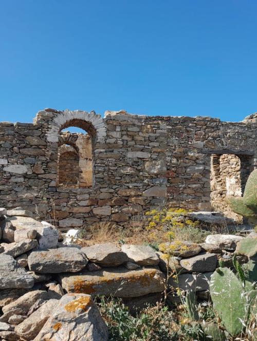 Paleokastro-Medieval Castle, Ano Mera Mykonos Greece
